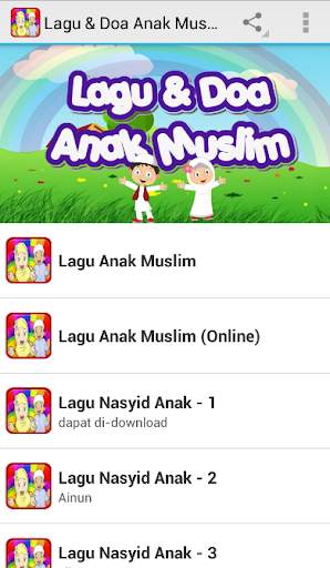 Lagu & Doa Anak Muslim screenshot 1