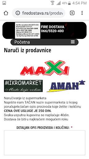 Fire dostava screenshot 4