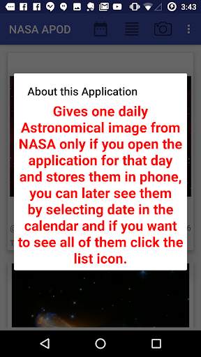 Astronomy picture NASA screenshot 7