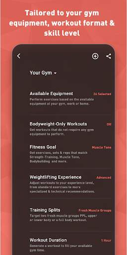Fitbod Workout & Fitness Plans screenshot 7