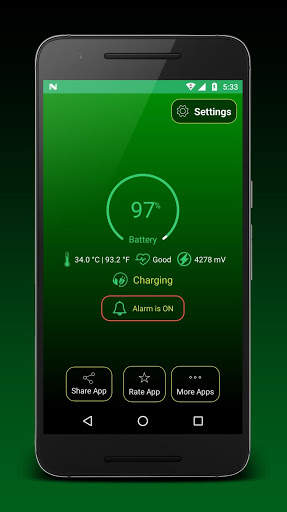 Full Battery Alarm screenshot 1