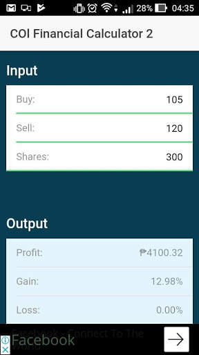 COL Financial Calculator  V2 screenshot 2