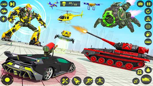 Army Tank Robot Car Games: screenshot 4