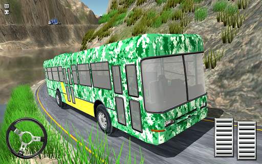 Army Bus Hill Driver Offroad Driving 2020 screenshot 1
