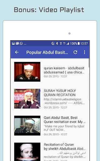 Audio Quran by Abdul Basit screenshot 8