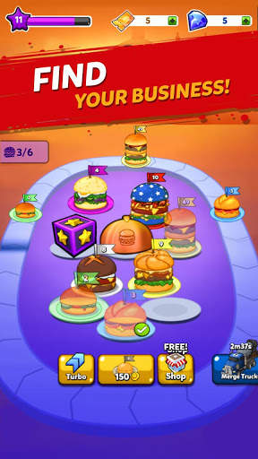 Merge Burger: Food Evolution Cooking Merger screenshot 3
