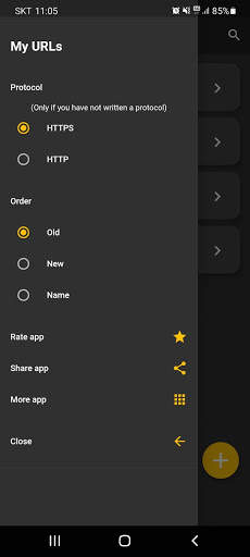 easy save url, open url screenshot 4