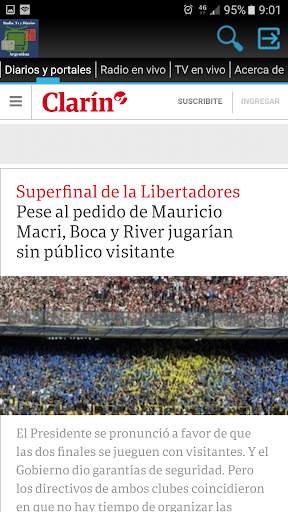 Radio, TV y Diarios de Argentina screenshot 4