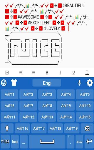 Pashto Keyboard Pro screenshot 3