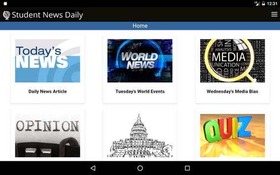 Student News Daily - Tablet screenshot 8