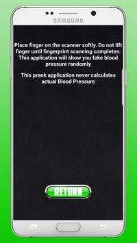 Blood Pressure Checker Finger BP Scanner Prank screenshot 2