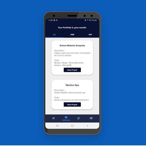 Suman Bhattarai - A Portfolio App screenshot 2