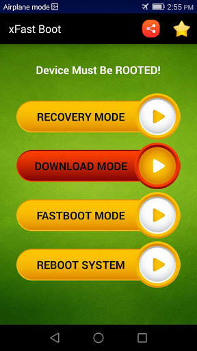 Reboot into Recovery / Download Mode - xFast screenshot 4