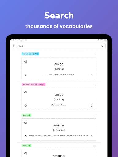 Memorize: Learn Spanish Words with Flashcards screenshot 11