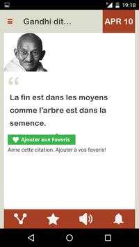 Gandhi Daily (en Français) screenshot 2