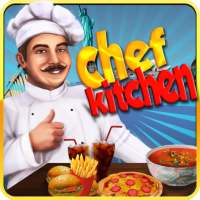 Chef Cooking Restaurant - World Kitchens Free Game logo