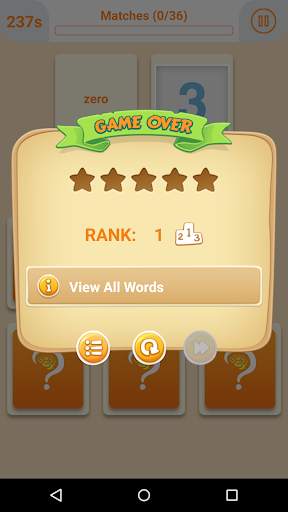 Memory Game: Learn English screenshot 4