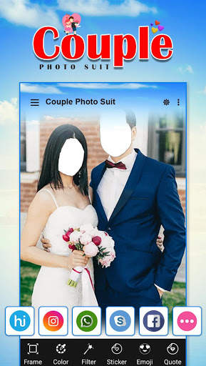 Couple Photo Suits - Love Couple Photo Editor скриншот 5