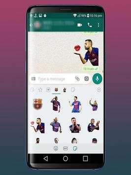 ملصقات ميسي واتساب 2 تصوير الشاشة