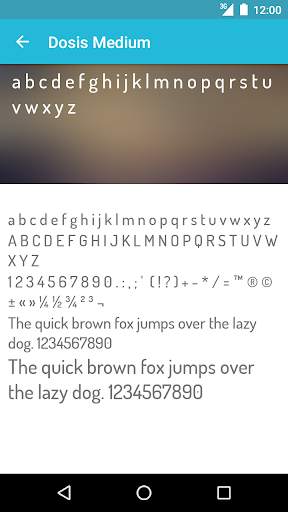Clean Fonts for FlipFont screenshot 5