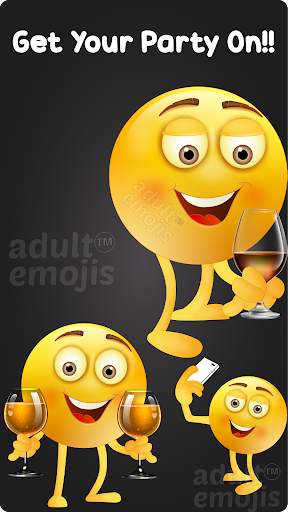 Party Emoji Sticker Keyboard screenshot 2
