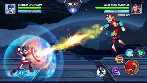 Stickman Fighter Infinity - Super Action Heroes screenshot 2