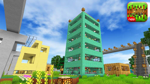 Mini Craft - New Mini Block Crafting & Building स्क्रीनशॉट 1