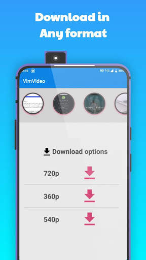 Videos downloader for Vimeo HD, Instagram videos screenshot 1