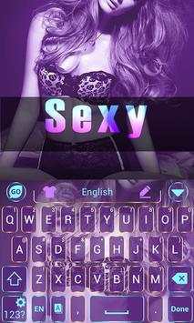 Sexy GO Keyboard Theme & Emoji 5 تصوير الشاشة