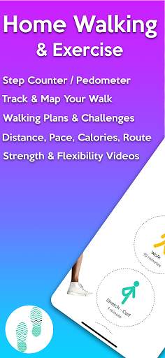 Walkster - Step Tracker, Walking App & Pedometer screenshot 1