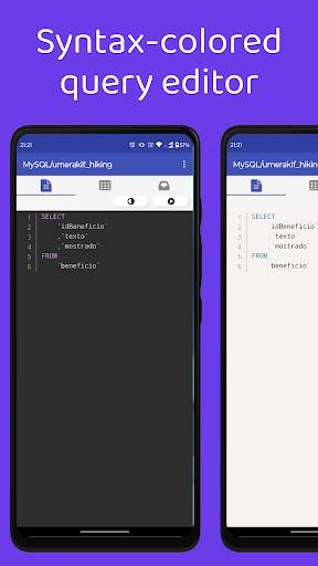 SQLApp SQL Client MsSQL, MySQL screenshot 1