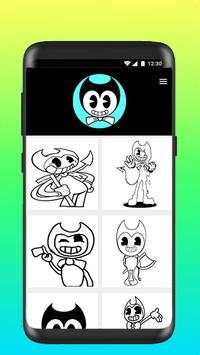 Coloring Bendy скриншот 1