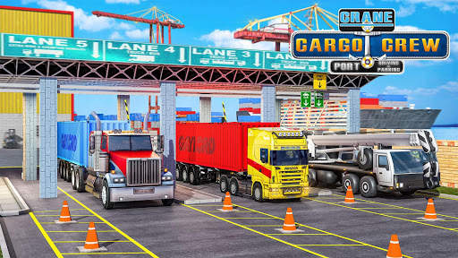 Crane Cargo Crew: Port Driving & Parking screenshot 1
