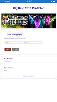 Big Bash Cricket Predictor screenshot 2