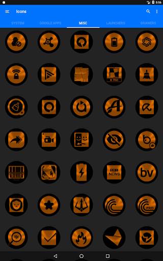 Oreo Orange Icon Pack screenshot 20
