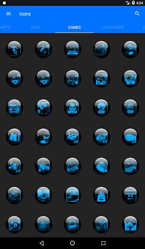 Blue Glass Orb Icon Pack screenshot 12