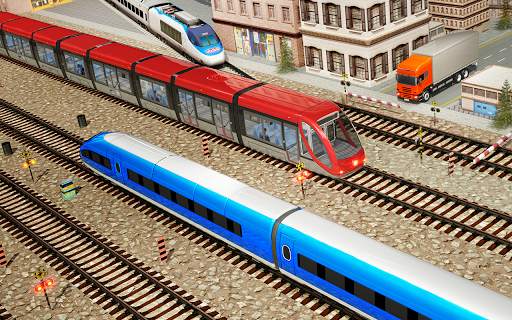 Indian Train City Pro Driving 2 - Train Game screenshot 12