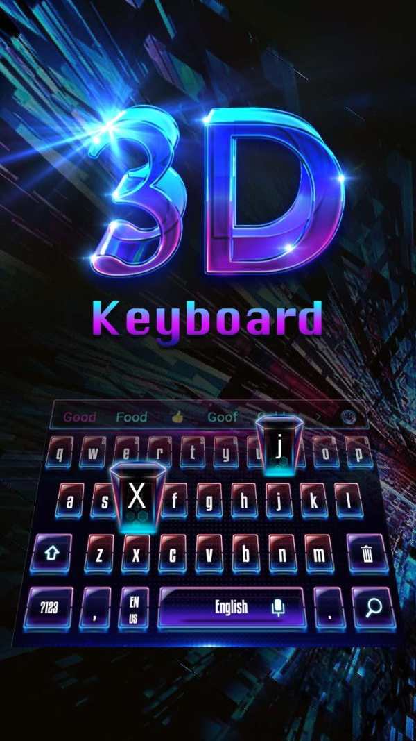 3D Laser Science keyboard screenshot 2