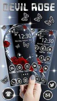 Metal Rose Launcher Theme Live HD Wallpapers screenshot 2
