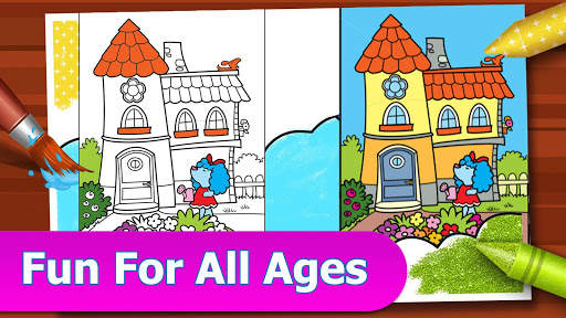 Idle Home Painting Game: House Coloring Pages screenshot 5