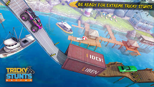 Tricky Car Stunts - Free Racing Stunt Car Games скриншот 6