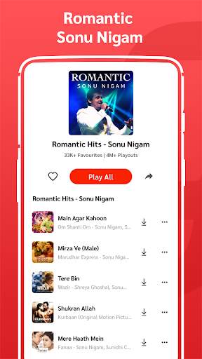 Sonu Nigam songs, Bhajan, Romantic, Superhits song screenshot 5