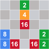 nummers neerzetten en samenvoegen 2048: nummergame icon