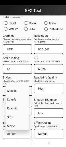 GFX Tool - Launcher Optimizer for Pub gfx screenshot 4