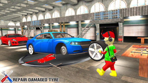 Stickman Car Mechanic Garage screenshot 1