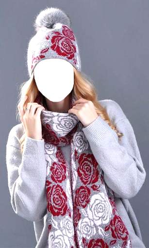 Women Winter Caps Photo Editor screenshot 4