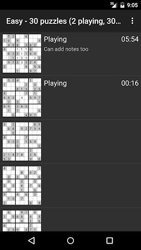 Open Sudoku screenshot 2