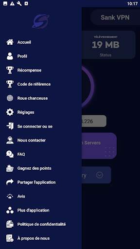 Sank VPN screenshot 2