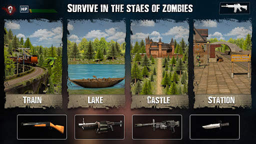FPS Walking Zombie Shooter 3D screenshot 2