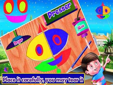 Kite Making Factory Game for Kids screenshot 5